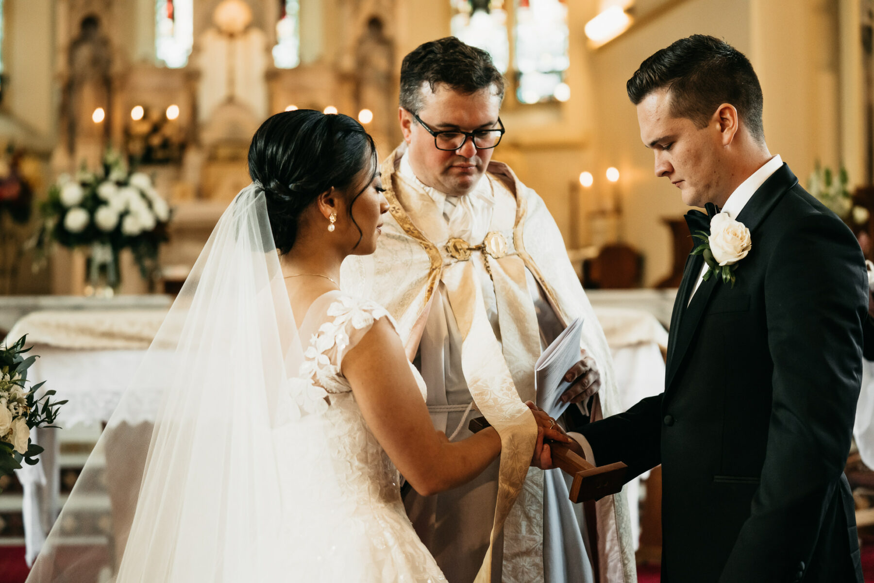 Priest Say at a Wedding